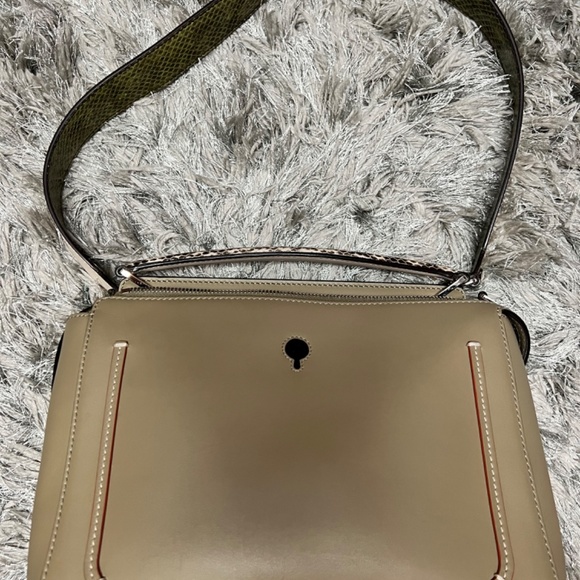 100% Authentic Fendi Dot Com Python Bag - Picture 5 of 7